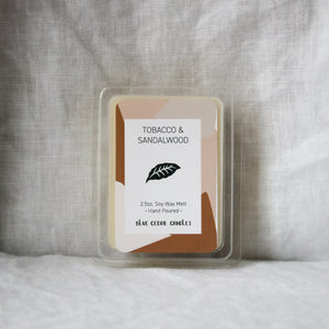 Clamshell Wax Melt - Tobacco & Sandalwood